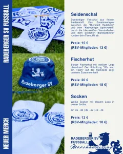 Unser neues Merchandise ist da – Zeig deine Farben! 💙🤍